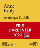 Avant que j'oublie | Anne Pauly (1974-....). Auteur