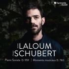 jaquette CD Piano sonata D. 959 - Moments musicaux D. 780