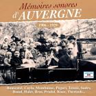 Mémoires sonores d'Auvergne 1906-1929