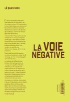 La voie négative (livre + cd)