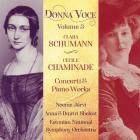 jaquette CD Donna Voce - Volume 3 - Concertos et oeuvres pour piano de C. Schumann et Chaminade