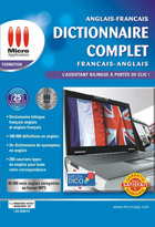 Dictionnaires complets Anglais/Français - Français/Anglais