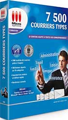 7500 courriers types