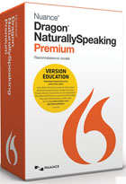 Dragon NaturallySpeaking 13 - Premium Mobile - Version éducation