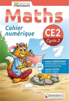 Cahier numérique iParcours Maths - CE2 Cycle 2 - Enseignant et élève - Clé USB (éd. 2018)