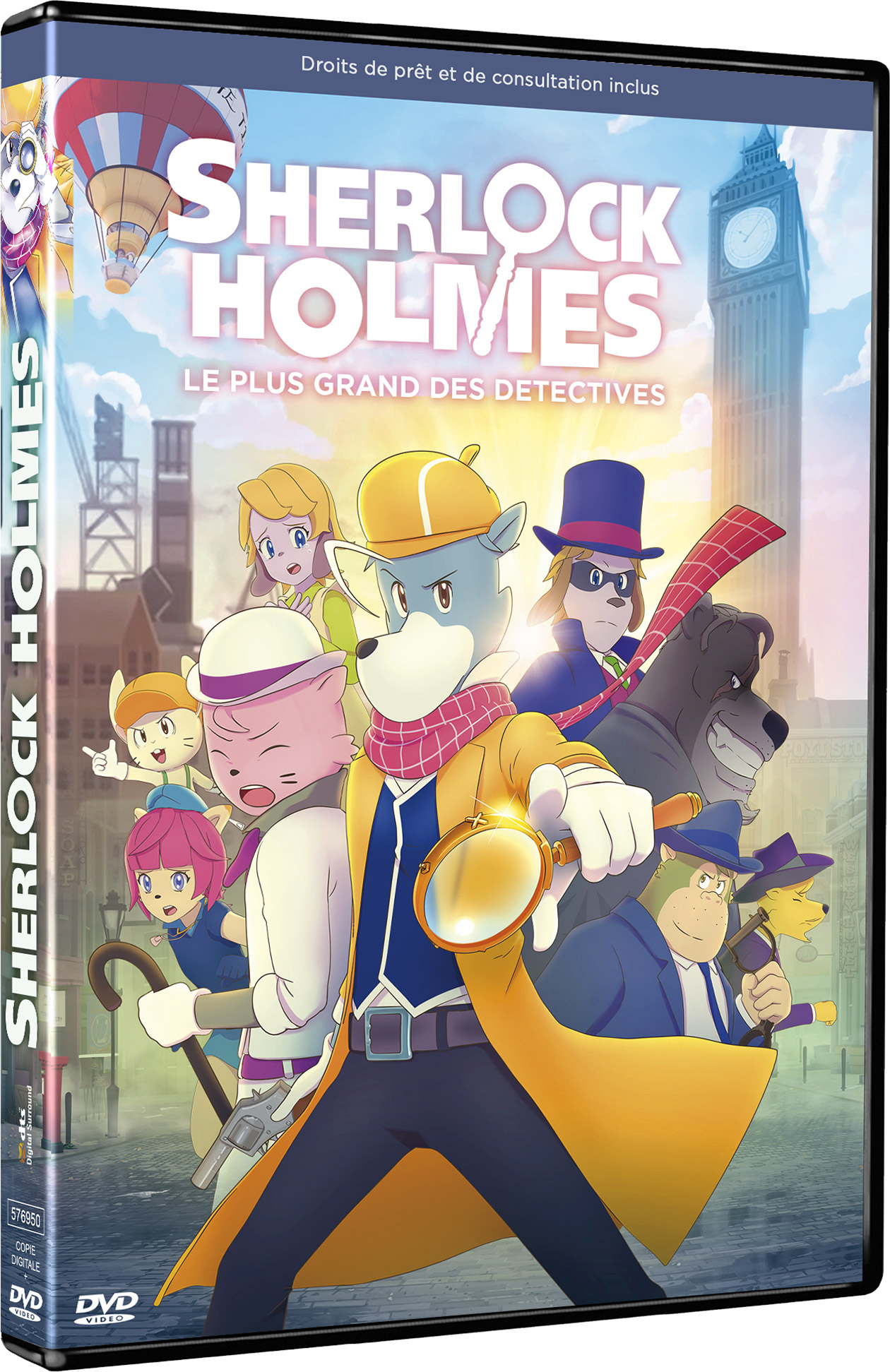 Sherlock Holmes : le plus grand des détectives / Dessin animé de Matthew Chow et Toe Yuen | Chow , Matthew . Metteur en scène ou réalisateur