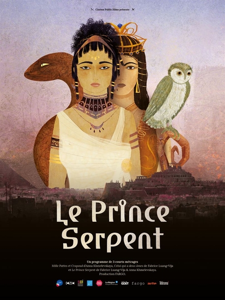 Le Prince serpent / Films d'animation de Fabrice Luang-Vija et Anna Khmelevskaya | Luang-Vija, Fabrice. Metteur en scène ou réalisateur