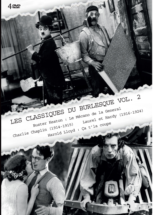 Les Classiques du burlesque  : Volume 2 . Ca t'la coupe + Le Mécano de la General + Charlie  | Charlie Chaplin (1889-1977). Metteur en scène ou réalisateur. Scénariste. Interprète