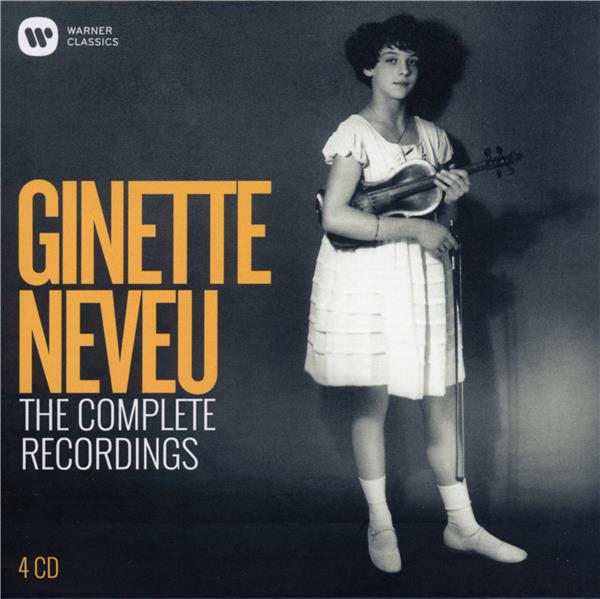 Ginette Neveu, the complete recordings / Jean Sibelius | Sibelius, Jean. Compositeur